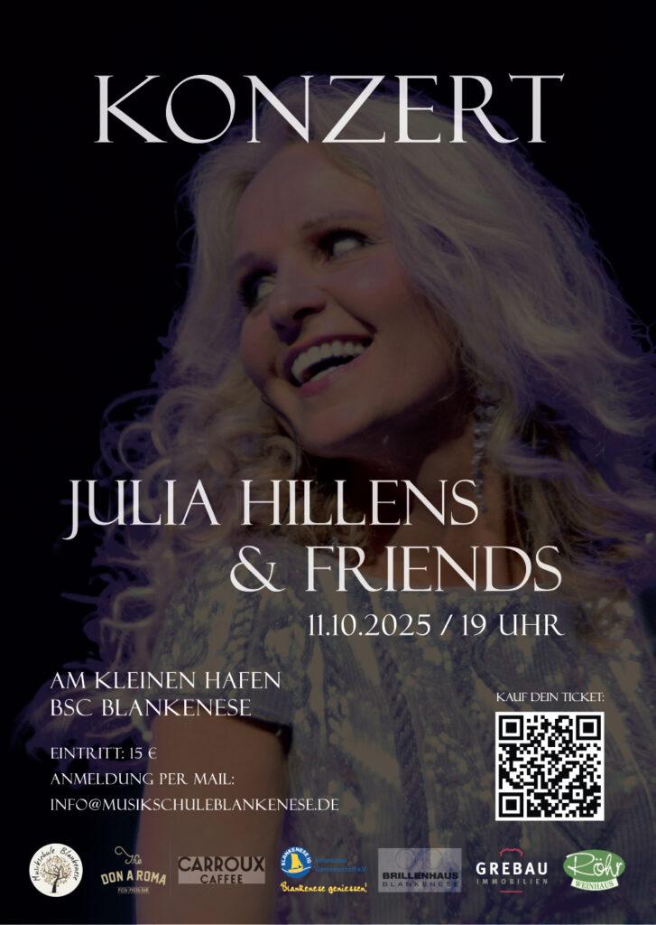 11. Oktober: Konzert mit Julia Hillens & Friends